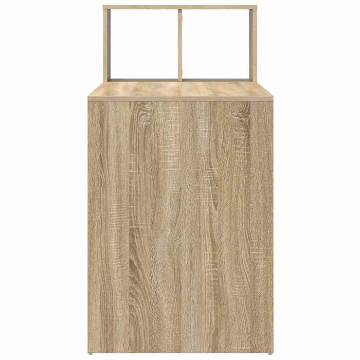 Birou cu raft Stejar sonoma 108 x 55 x 103.5 cm Lemn compozit - WALTI WALTI
