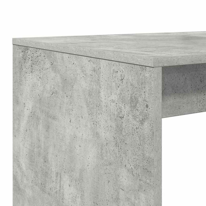 Birou cu raft Gri din beton 108 x 55 x 103.5 cm Lemn compozit - WALTI WALTI