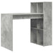 Birou cu raft Gri din beton 108 x 55 x 103.5 cm Lemn compozit - WALTI WALTI