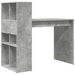 Birou cu raft Gri din beton 108 x 55 x 103.5 cm Lemn compozit - WALTI WALTI