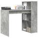 Birou cu raft Gri din beton 108 x 55 x 103.5 cm Lemn compozit - WALTI WALTI