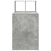 Birou cu raft Gri din beton 108 x 55 x 103.5 cm Lemn compozit - WALTI WALTI