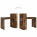 Birou cu raft Stejar afumat 108 x 55 x 103.5 cm Lemn compozit - WALTI WALTI