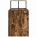 Birou cu raft Stejar afumat 108 x 55 x 103.5 cm Lemn compozit - WALTI WALTI