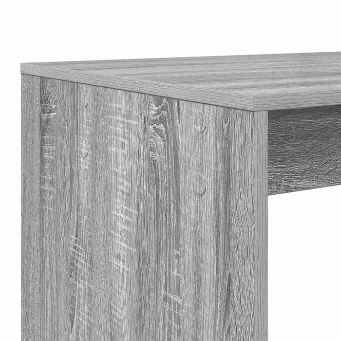 Birou cu raft Gri Sonoma 108 x 55 x 103.5 cm Lemn compozit - WALTI WALTI