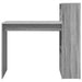 Birou cu raft Gri Sonoma 108 x 55 x 103.5 cm Lemn compozit - WALTI WALTI