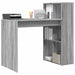 Birou cu raft Gri Sonoma 108 x 55 x 103.5 cm Lemn compozit - WALTI WALTI