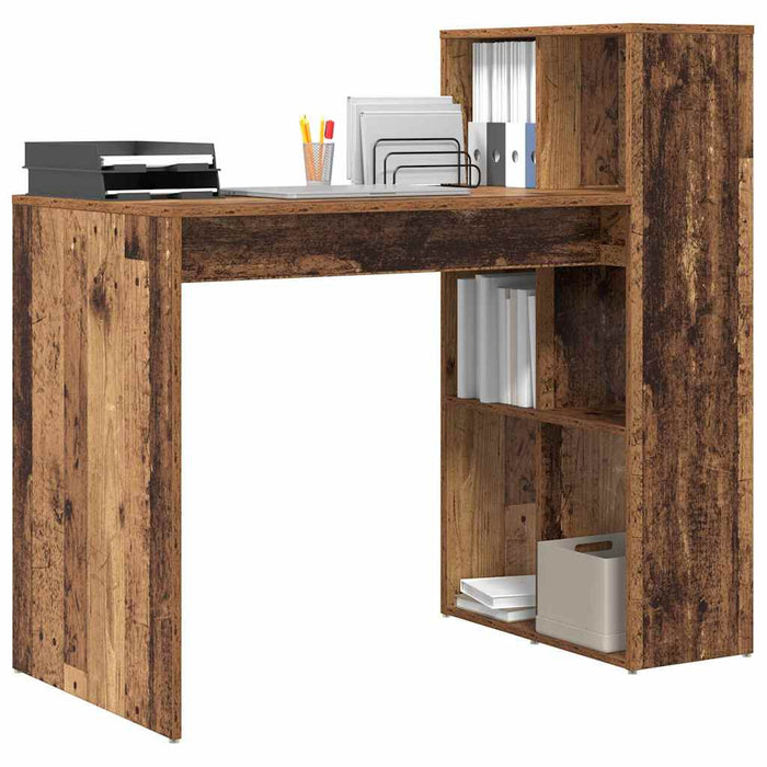 Birou cu raft Lemn vechi 108 x 55 x 103.5 cm Lemn compozit - WALTI WALTI