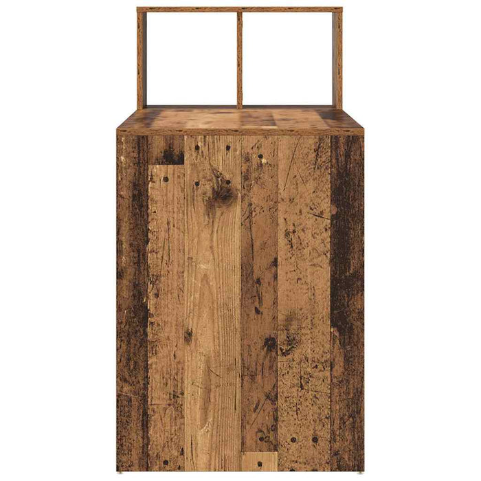 Birou cu raft Lemn vechi 108 x 55 x 103.5 cm Lemn compozit - WALTI WALTI