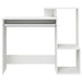 Birou cu raft Alb 106 x 40 x 88.5 cm Lemn compozit - WALTI WALTI