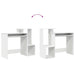 Birou cu raft Alb 106 x 40 x 88.5 cm Lemn compozit - WALTI WALTI