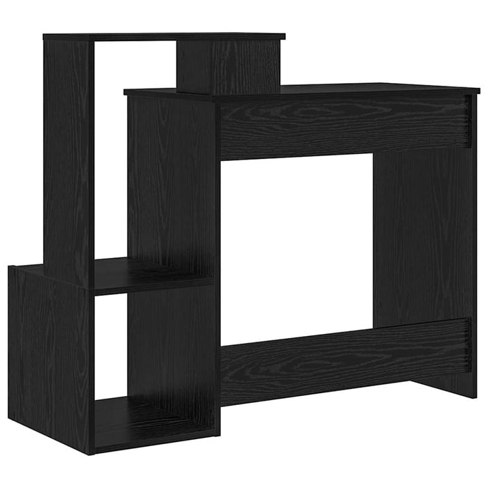 Birou cu raft Stejar Negru 106 x 40 x 88.5 cm Lemn compozit - WALTI WALTI