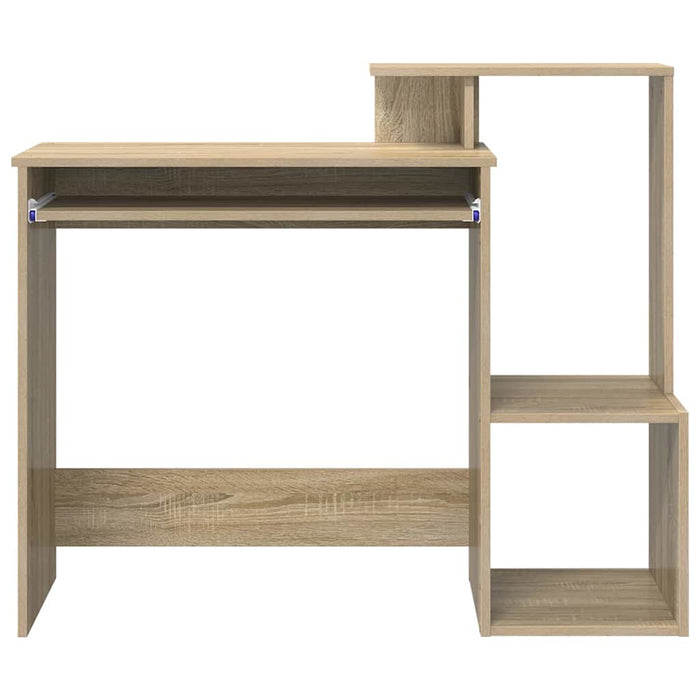 Birou cu raft Stejar sonoma 106 x 40 x 88.5 cm Lemn compozit - WALTI WALTI