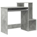 Birou cu raft Gri beton 106 x 40 x 88.5 cm Lemn compozit - WALTI WALTI