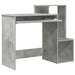 Birou cu raft Gri beton 106 x 40 x 88.5 cm Lemn compozit - WALTI WALTI