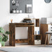 Birou cu raft Stejar afumat 106 x 40 x 88.5 cm Lemn compozit - WALTI WALTI