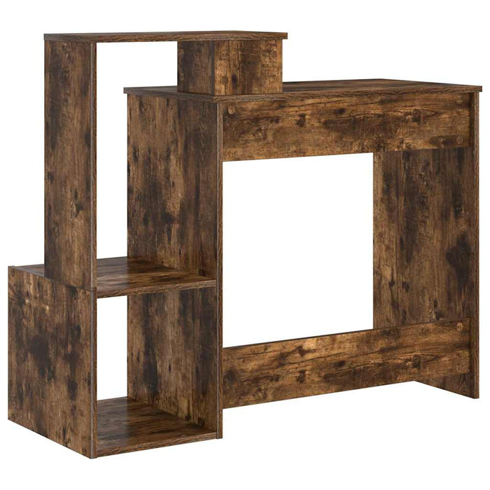 Birou cu raft Stejar afumat 106 x 40 x 88.5 cm Lemn compozit - WALTI WALTI