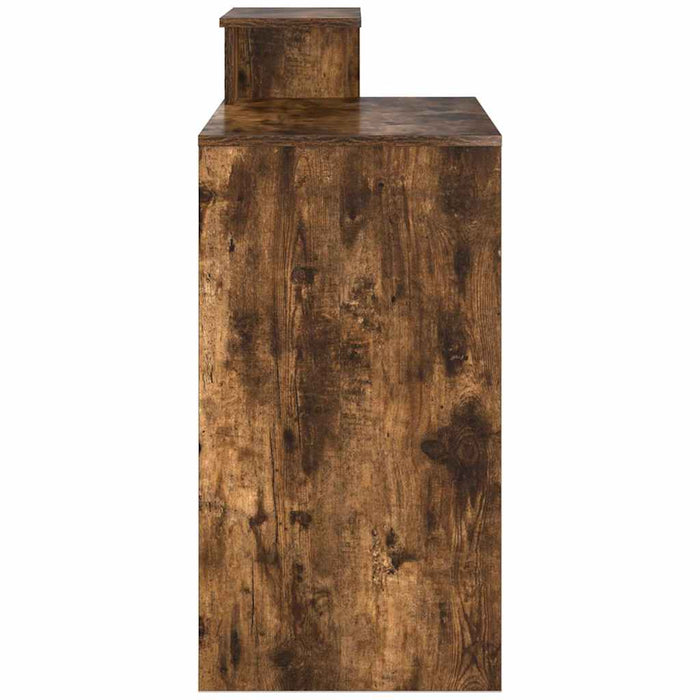 Birou cu raft Stejar afumat 106 x 40 x 88.5 cm Lemn compozit - WALTI WALTI