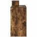 Birou cu raft Stejar afumat 106 x 40 x 88.5 cm Lemn compozit - WALTI WALTI