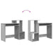 Birou cu raft Gri Sonoma 106 x 40 x 88.5 cm Lemn compozit - WALTI WALTI