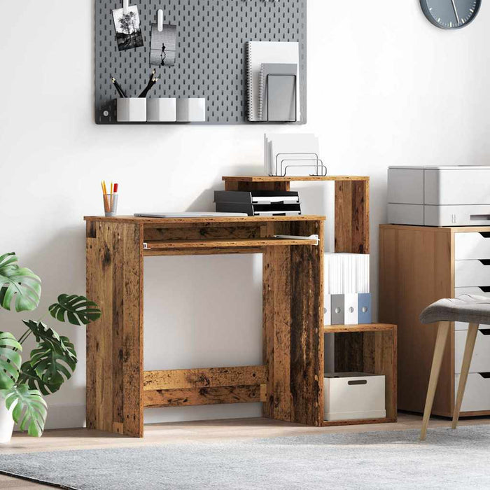Birou cu raft Lemn vechi 106 x 40 x 88.5 cm Lemn compozit - WALTI WALTI