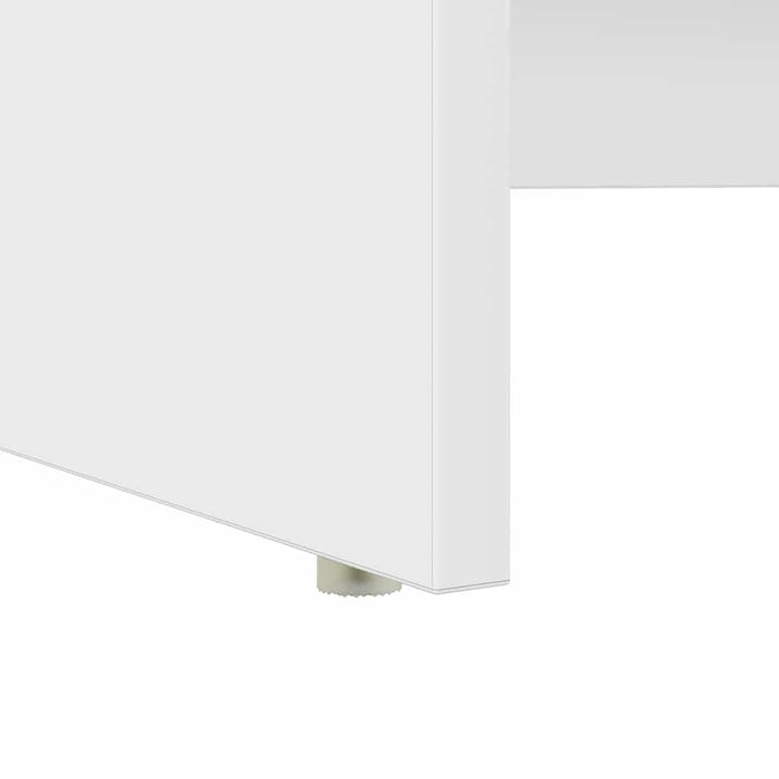 Birou cu depozitare Alb 120.5 x 44 x 88.5 cm Lemn compozit - WALTI WALTI