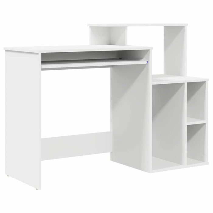 Birou cu depozitare Alb 120.5 x 44 x 88.5 cm Lemn compozit - WALTI WALTI