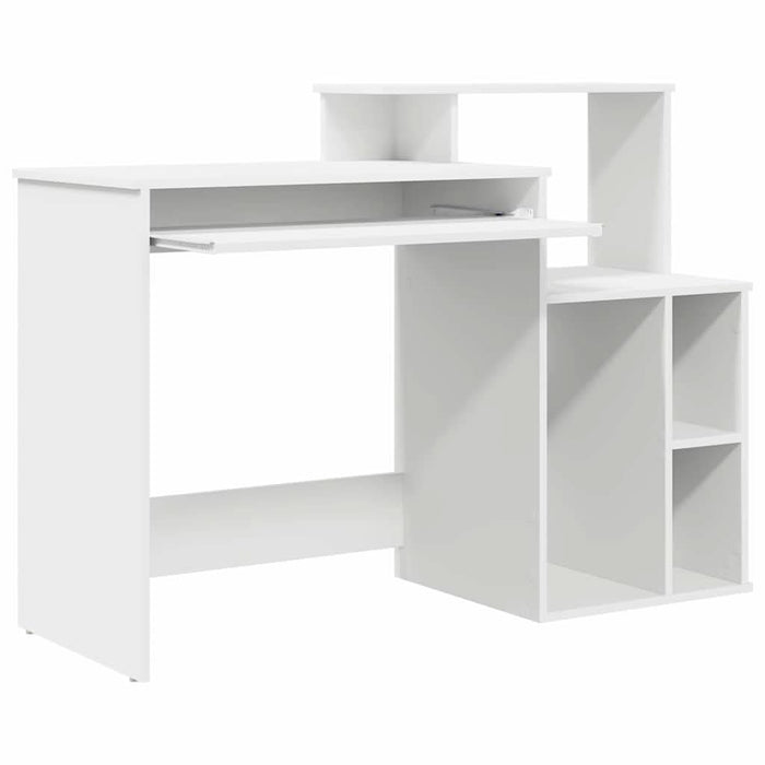 Birou cu depozitare Alb 120.5 x 44 x 88.5 cm Lemn compozit - WALTI WALTI
