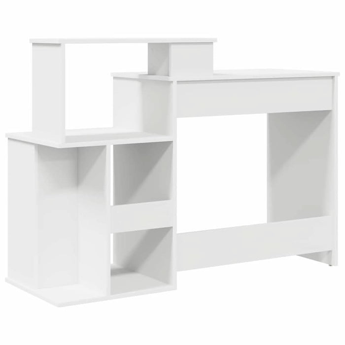 Birou cu depozitare Alb 120.5 x 44 x 88.5 cm Lemn compozit - WALTI WALTI