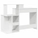 Birou cu depozitare Alb 120.5 x 44 x 88.5 cm Lemn compozit - WALTI WALTI