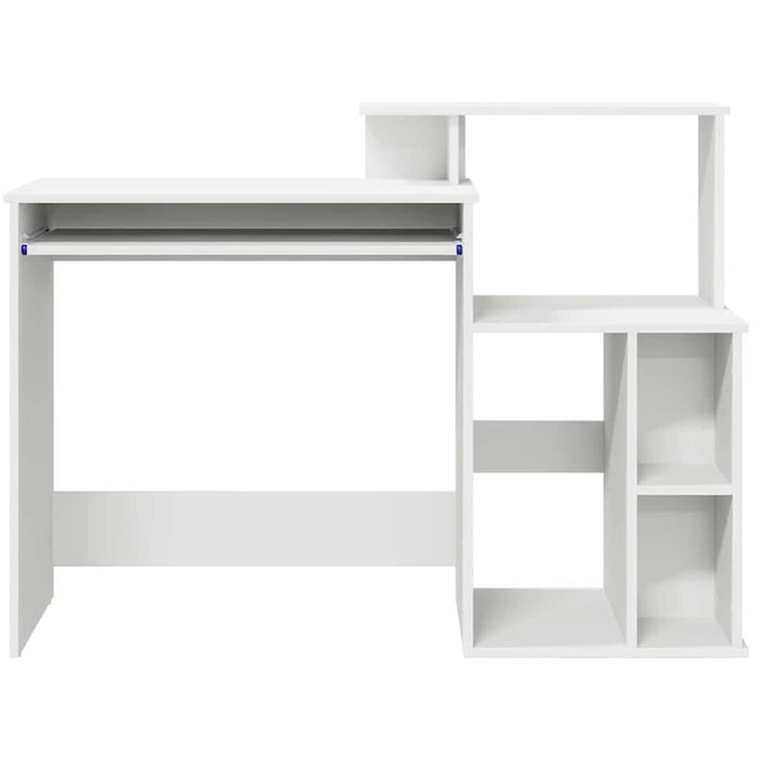Birou cu depozitare Alb 120.5 x 44 x 88.5 cm Lemn compozit - WALTI WALTI