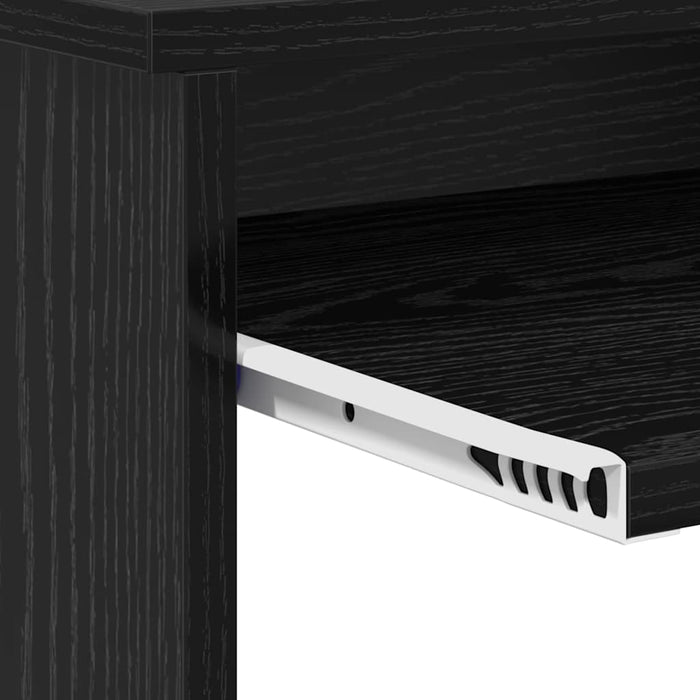 Birou cu depozitare cu raft Stejar Negru 120.5 x 44 x 88.5 cm - WALTI WALTI