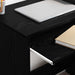 Birou cu depozitare cu raft Stejar Negru 120.5 x 44 x 88.5 cm - WALTI WALTI
