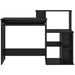 Birou cu depozitare cu raft Stejar Negru 120.5 x 44 x 88.5 cm - WALTI WALTI