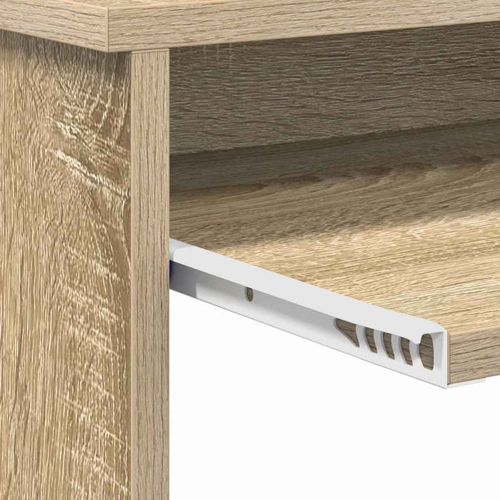 Birou cu depozitare cu raft Stejar sonoma 120.5 x 44 x 88.5 cm - WALTI WALTI