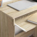 Birou cu depozitare cu raft Stejar sonoma 120.5 x 44 x 88.5 cm - WALTI WALTI