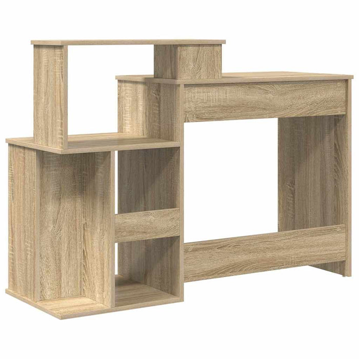Birou cu depozitare cu raft Stejar sonoma 120.5 x 44 x 88.5 cm - WALTI WALTI