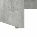 Birou cu depozitare cu raft Gri beton 120.5 x 44 x 88.5 cm - WALTI WALTI