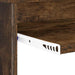 Birou cu depozitare cu raft Stejar afumat 120.5 x 44 x 88.5 cm - WALTI WALTI