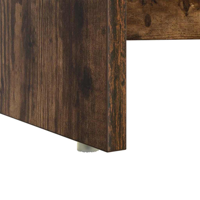 Birou cu depozitare cu raft Stejar afumat 120.5 x 44 x 88.5 cm - WALTI WALTI
