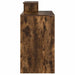 Birou cu depozitare cu raft Stejar afumat 120.5 x 44 x 88.5 cm - WALTI WALTI