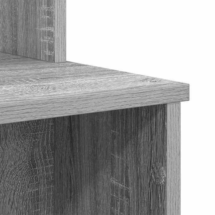 Birou cu depozitare cu raft sonoma gri 120.5 x 44 x 88.5 cm - WALTI WALTI