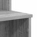 Birou cu depozitare cu raft sonoma gri 120.5 x 44 x 88.5 cm - WALTI WALTI