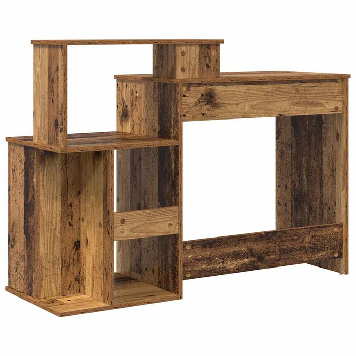 Birou cu depozitare cu raft Lemn Vechi 120.5 x 44 x 88.5 cm - WALTI WALTI