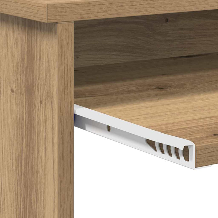 Birou cu depozitare stejar artizanal 120.5 x 44 x 88.5 cm - WALTI WALTI