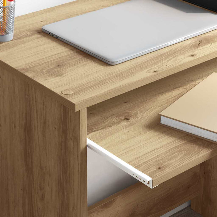 Birou cu depozitare stejar artizanal 120.5 x 44 x 88.5 cm - WALTI WALTI