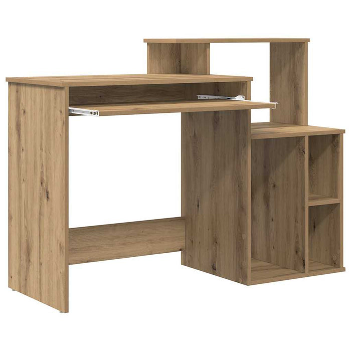 Birou cu depozitare stejar artizanal 120.5 x 44 x 88.5 cm - WALTI WALTI