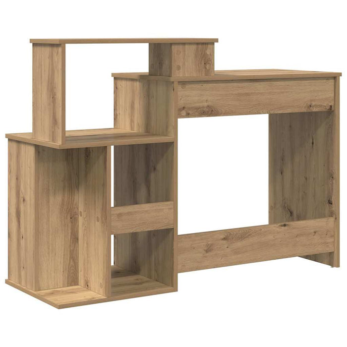 Birou cu depozitare stejar artizanal 120.5 x 44 x 88.5 cm - WALTI WALTI