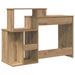 Birou cu depozitare stejar artizanal 120.5 x 44 x 88.5 cm - WALTI WALTI