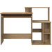 Birou cu depozitare stejar artizanal 120.5 x 44 x 88.5 cm - WALTI WALTI